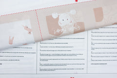 Panel Baumwollstoff Knisterbuch by Qjutie