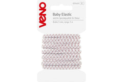 Baby Elastic VENO 5 mm, 3 m, weiß