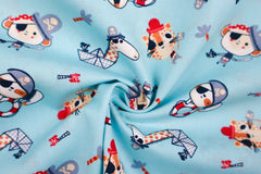 Baumwoll Popeline Little Ones Pirates