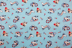 Baumwoll Popeline Little Ones Pirates