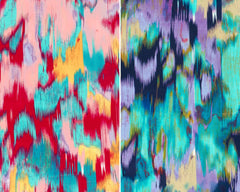 Baumwoll Satin Abstract Gradient
