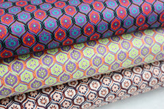 Baumwoll Stretch Satin Flower Flair