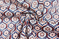 Baumwoll Stretch Satin Flower Flair