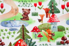 Baumwolljersey Waldfreunde Lio