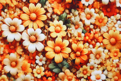 Baumwolljersey Digital Blumenmeer