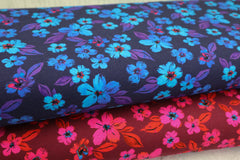 Baumwolljersey Digital Flowers by Poppy