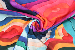 Baumwolljersey Digital Full Wave