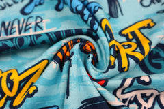 Baumwolljersey Digital Graffiti