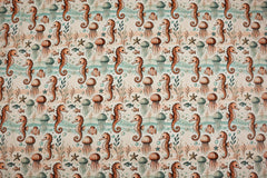 Baumwolljersey Digital Seahorse