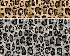 Baumwolljersey Digital Natural Animal Look