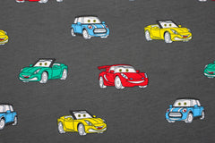 Baumwolljersey Niklas Cars - grau