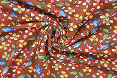 Baumwolljersey Bunte Blumen