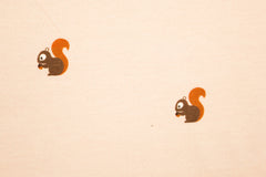 Baumwolljersey Kleine Eichhörnchen