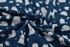Baumwolljersey Forest Animals