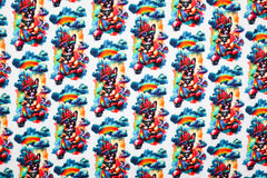 Baumwolljersey Digital Funny Mops