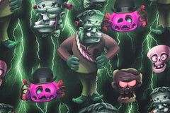 Baumwolljersey Frankensteins Monster - Design 2