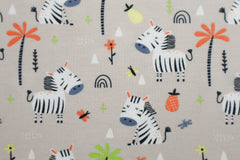 Baumwolljersey Happy Zebra