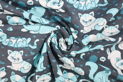 Baumwolljersey Cute Kitty