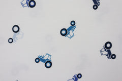 Baumwolljersey Kleiner Taktor - blau