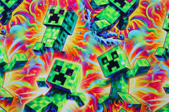 Baumwolljersey Pixelgame Explosion