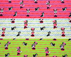 Baumwolljersey Lizenz Minnie Mouse & Cat