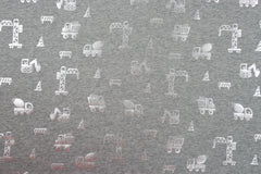 Baumwolljersey Metallic Constructions