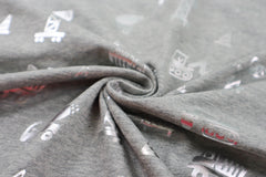 Baumwolljersey Metallic Constructions