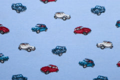 Baumwolljersey Retro Cars