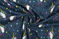 Baumwolljersey Sparkling Unicorn