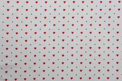 Baumwolljersey Strawberry Hearts