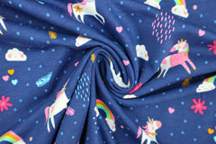 Baumwolljersey Unicorn World