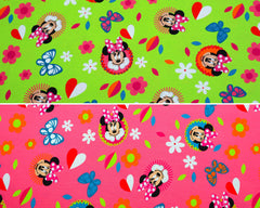 Baumwolljersey Lizenz Minnie Mouse Circles