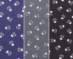 Baumwollstoff Creepy Skulls