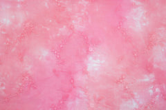 Reststück : 1,25 Meter  Baumwolle tie dye Stickerei - Batikoptik in pink