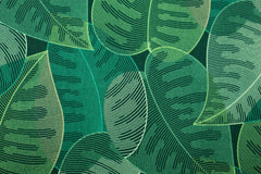 Baumwollstoff Big Leaves