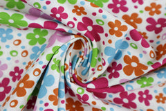 Baumwollstoff Bunte Blümchen