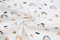 Baumwollstoff Cloudy Rainbow