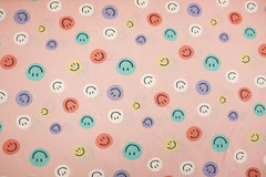 Baumwollstoff Funny Smiley