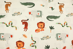 Baumwollstoff Wild Animals