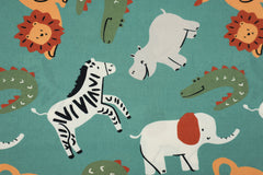 Baumwollstoff Safari Tiere