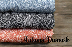 Baumwolljersey Autumn Damask by Bienvenido Colorido
