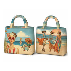 Canvas Taschenpanel Wendetasche by Stenzo - Boho Beach Girls
