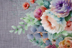 Bordüren Jersey Shiny Blossom by Jessy Sewing