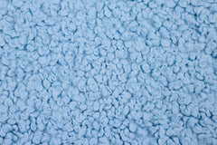 Reststück: 0,80m - Boucle hellblau