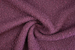 Reststück:1,70m - Bouclé Maxi uni weinrot