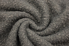 Reststück:1,70m - Bouclé Maxi uni dunkelgrau