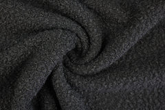 Reststück:1,20m - Bouclé Maxi uni schwarz