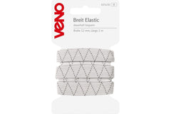 Breit Elastic VENO 12 mm, 2 m, weiß