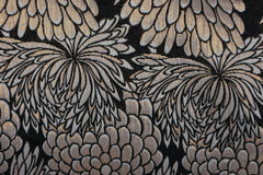 Brokat Jacquard Blumen - kupfer