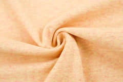 Reststück: 1,00m - Bündchen meliert apricot rosa